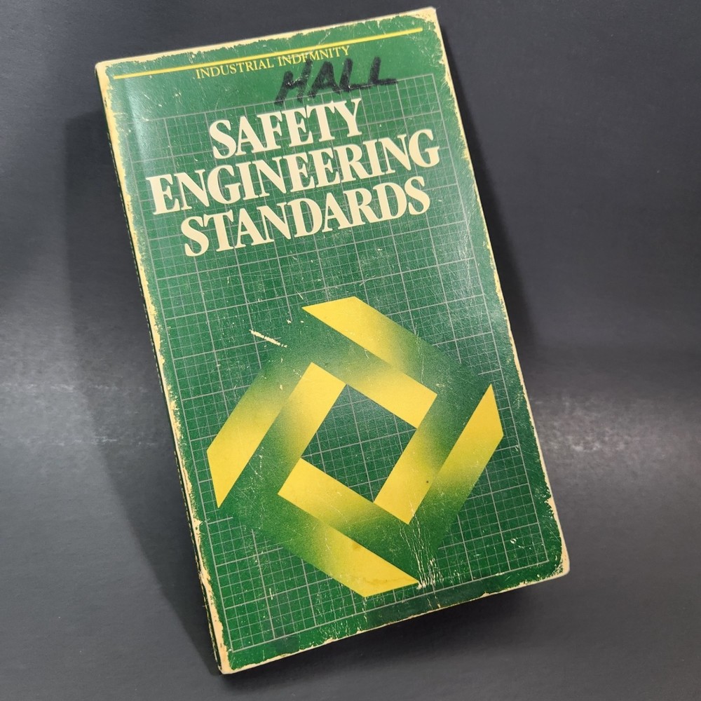 Safety Engineering Standards Book Industrial Indemnity PB Vintage1980